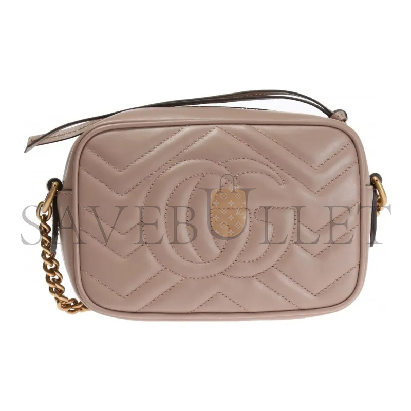 GUCCI GG MARMONT MATELASSÉ MINI BAG ‎448065 (18*12*6cm)